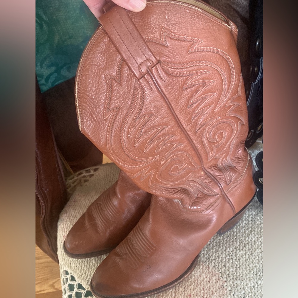 Vintage Sanders Cowboy Boots